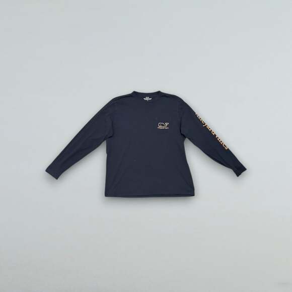 Vineyard Vines Other - Men’s Navy Long Sleeve Pocket Graphic Tee Whale Coastal Large